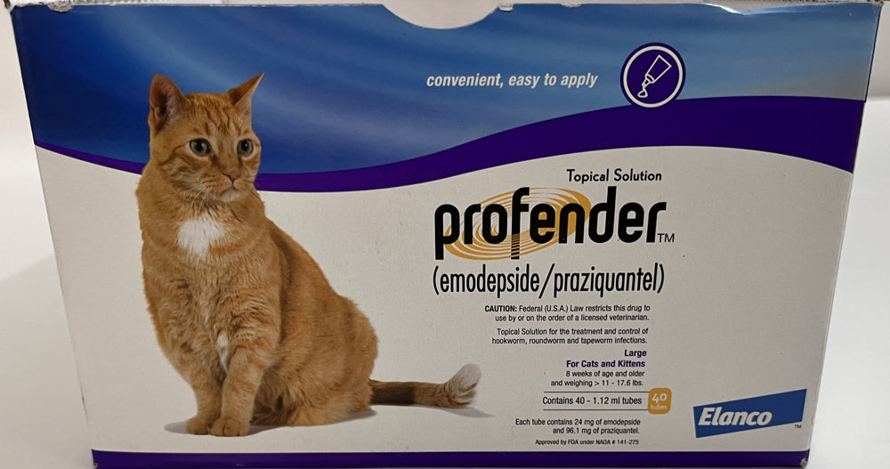 Profender Topical Solution for Large Cats 11-17.6 lbs 1.12ml, 2 Doses