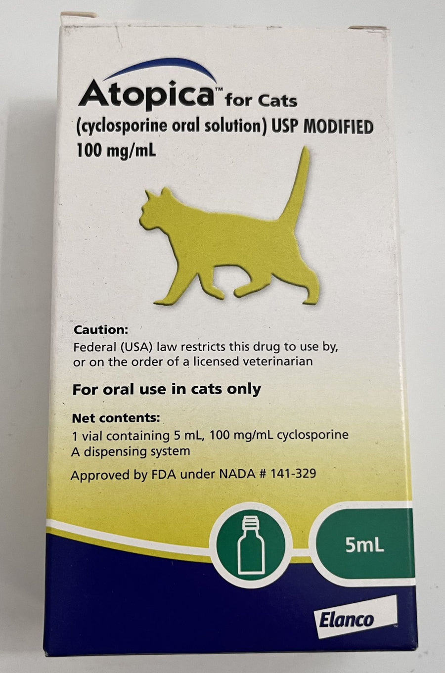 Atopica for Cats 100mg/ml - 5ml