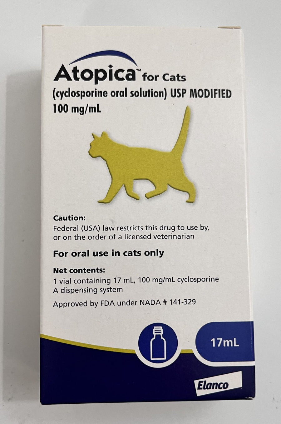 Atopica for Cats 100mg/ml - 17ml 