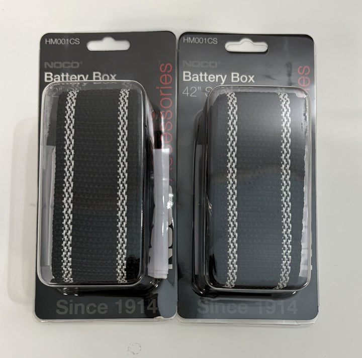 NOCO HM001 42" Battery Box Strap Kit – Heavy Duty Woven Polypropylene Tie-Down with Brackets