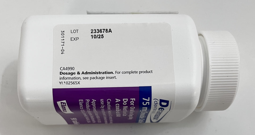 Deramaxx 75mg Chewable Tablets for Dogs 90 tablets Exp 10/2025