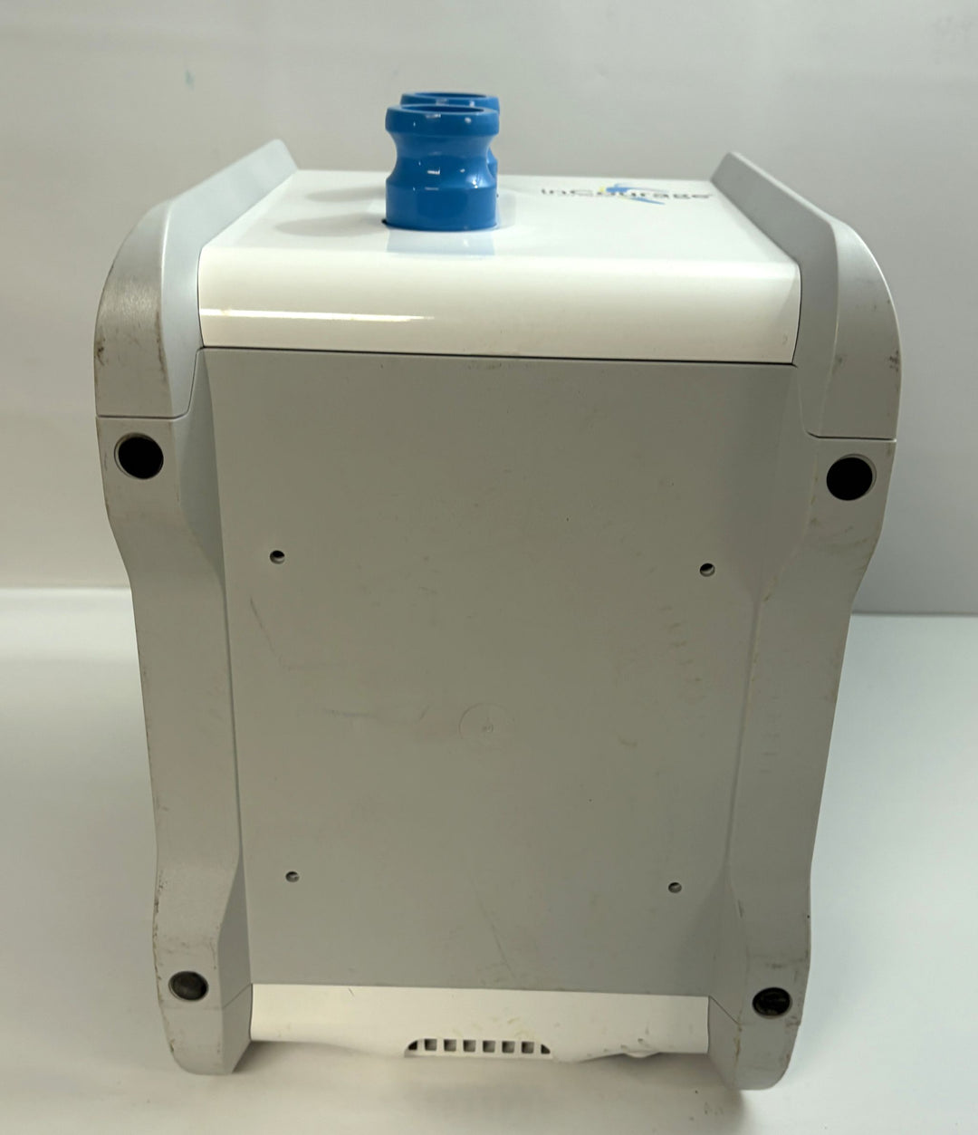 RespirTech InCourage ICS 1M US A airway therapy system in white with blue hose connector and pre owned condition