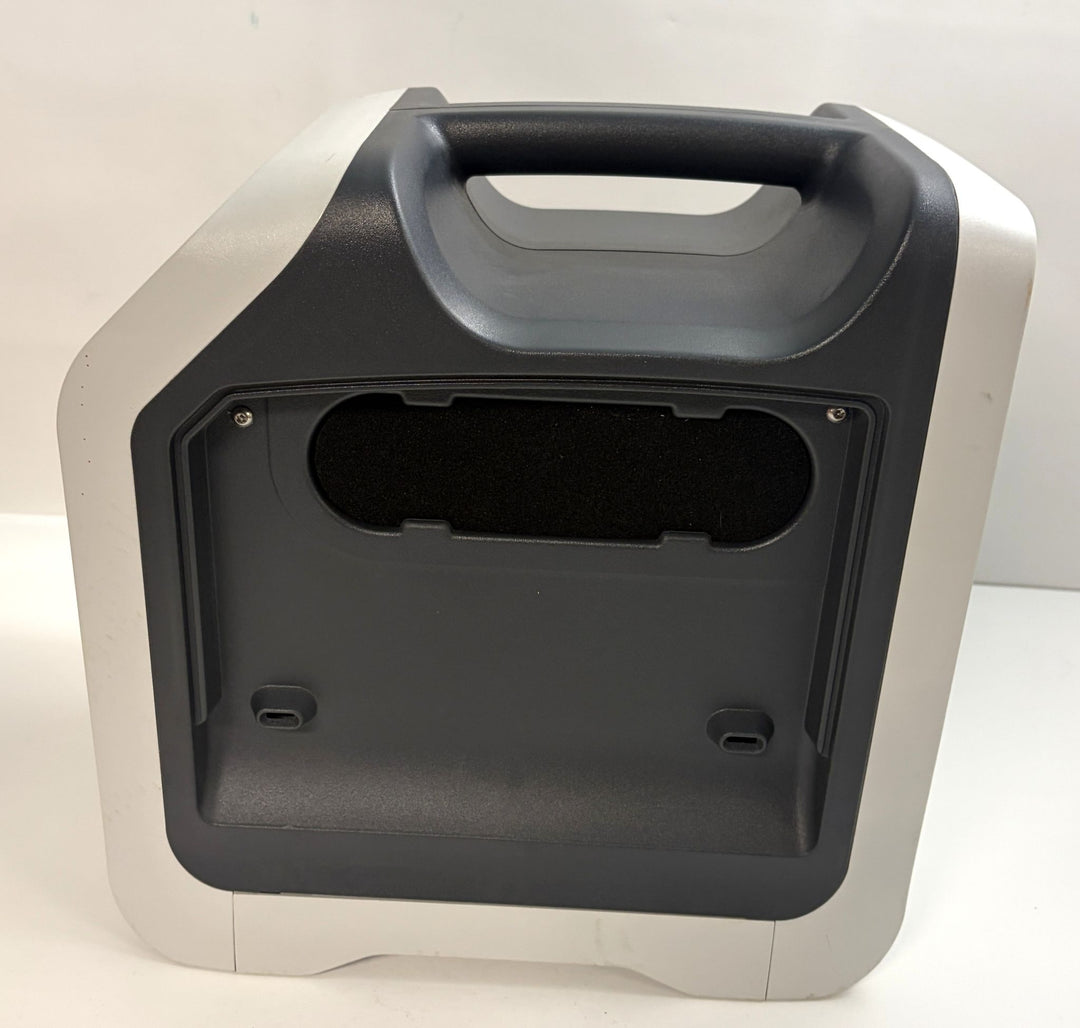 RespirTech InCourage ICS-1M-US-A airway therapy system rear housing in white and black with integrated carry handle, pre-owned medical equipment