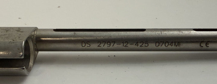DePuy Synthes Expedium 5.5 spinal rod approximator in stainless steel with engraved REF 2797-12-425 marking, pre-owned surgical instrument