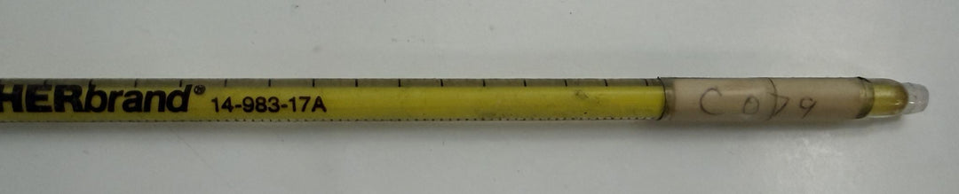 Fisherbrand 14-983-17A Partial Immersion Laboratory Thermometer (76mm Imm, -20°C to 110°C) with Ertco Case