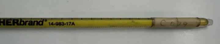 Fisherbrand 14-983-17A Partial Immersion Laboratory Thermometer (76mm Imm, -20°C to 110°C) with Ertco Case