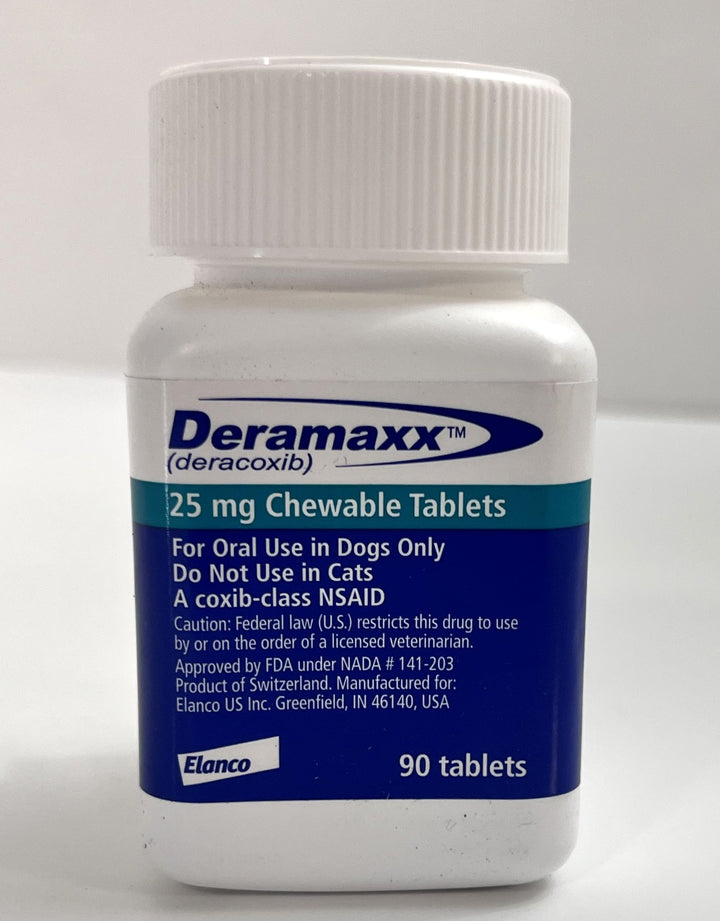 Deramaxx 25mg Chewable Tablets for Dogs 90 tablets Exp 10/2025