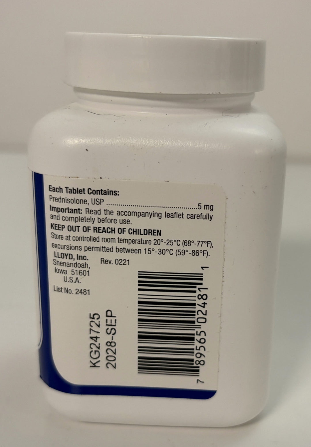 Prednis Tab 5 mg Tablets for Dogs (1000 Tablets)
