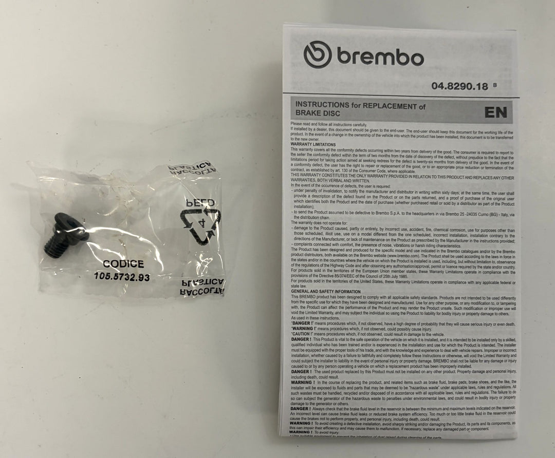 Brembo Prime Rear Disc Brake Rotor - BMW 5 Series (F10/F18) &amp; Gran Turismo (F07)