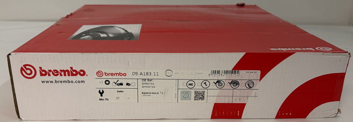 Brembo Prime UV Coated Front Disc Brake Rotor - Dodge Charger / Challenger &amp; Chrysler 300