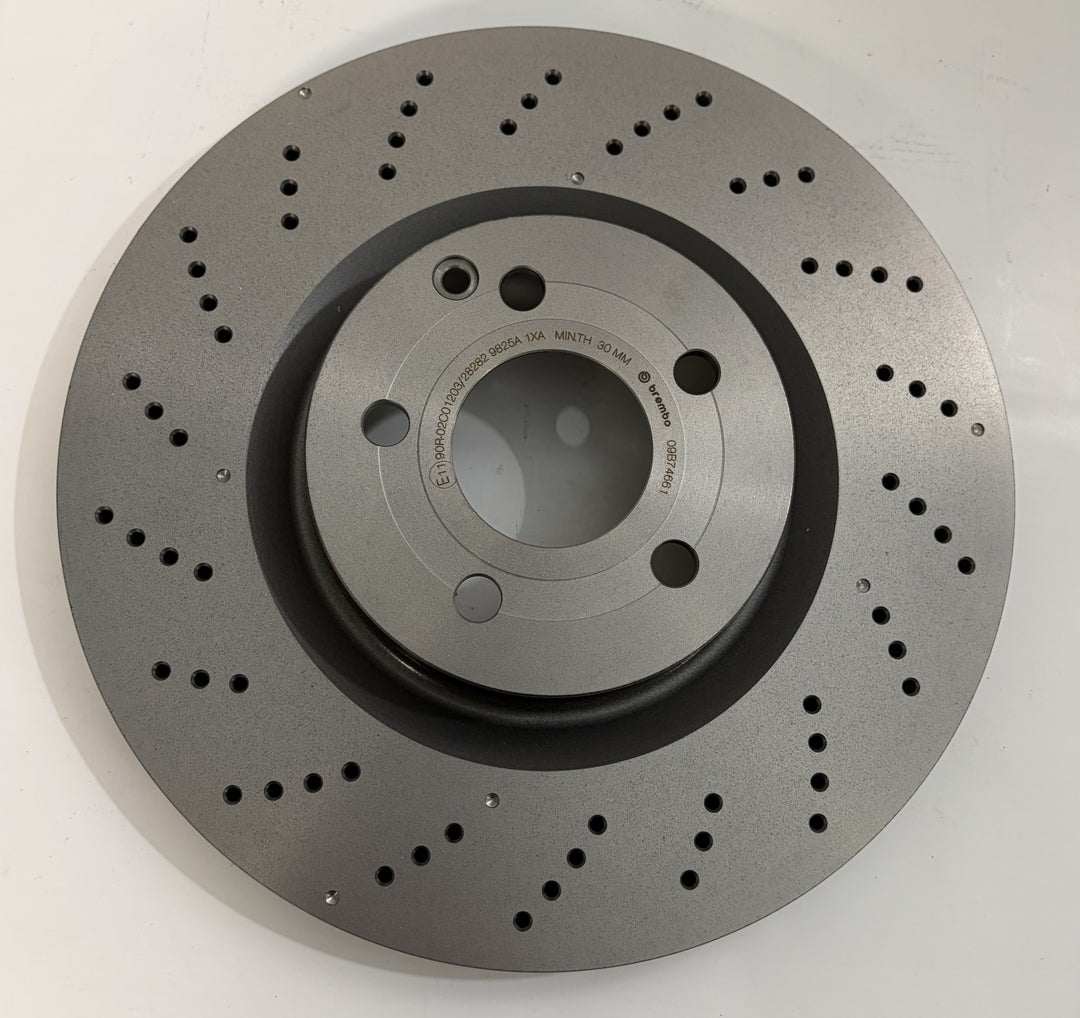Brembo 09.B746.61 Two-Piece Composite Front Disc Brake Rotor - Mercedes-Benz W205 / W213