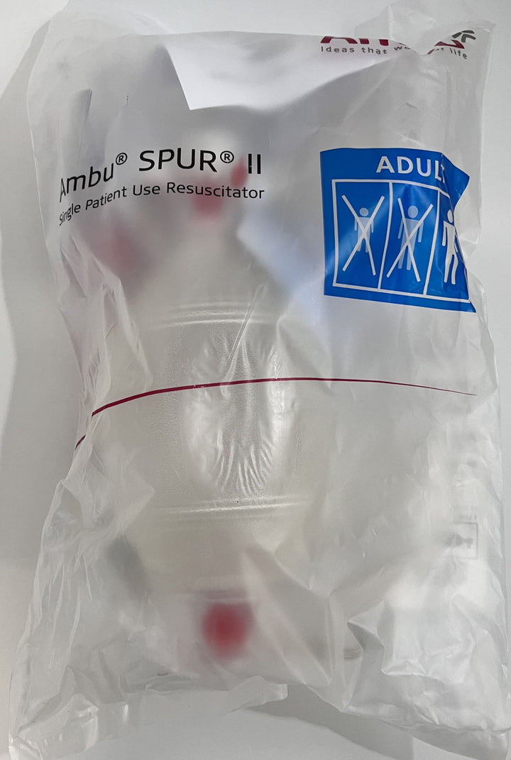Ambu 523611051 Spur II Adult Resuscitator w/Mercury Filter (6-Pack)