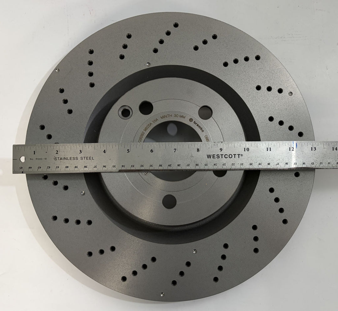 Brembo 09.B746.61 Two-Piece Composite Front Disc Brake Rotor - Mercedes-Benz W205 / W213