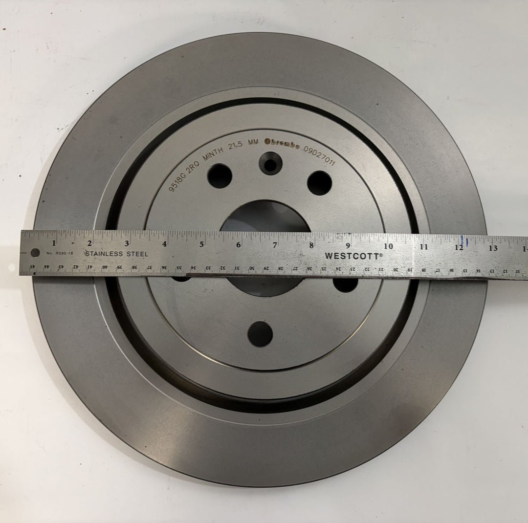 Brembo 09.D270.11 Prime UV Coated Rear Disc Brake Rotor - Cadillac CTS (2008–2014)
