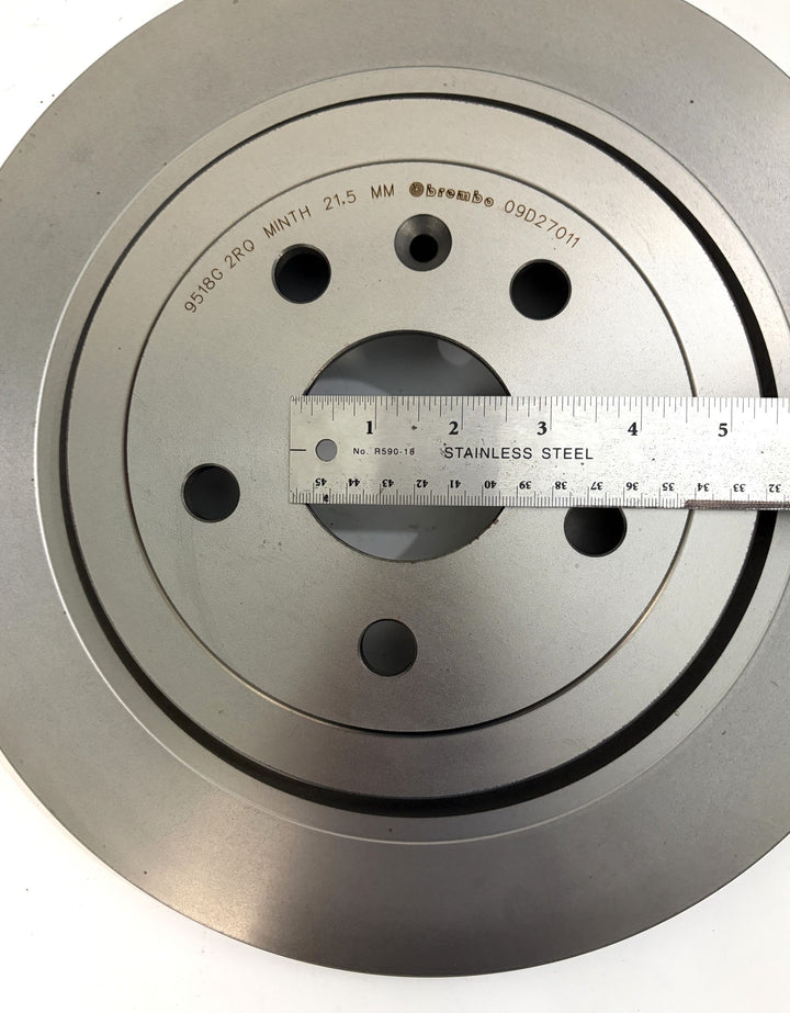 Brembo 09.D270.11 Prime UV Coated Rear Disc Brake Rotor - Cadillac CTS (2008–2014)