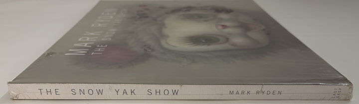 Mark Ryden The Snow Yak Show hardcover art book by Last Gasp, shown from the spine with visible shelf wear and scuffed edges
