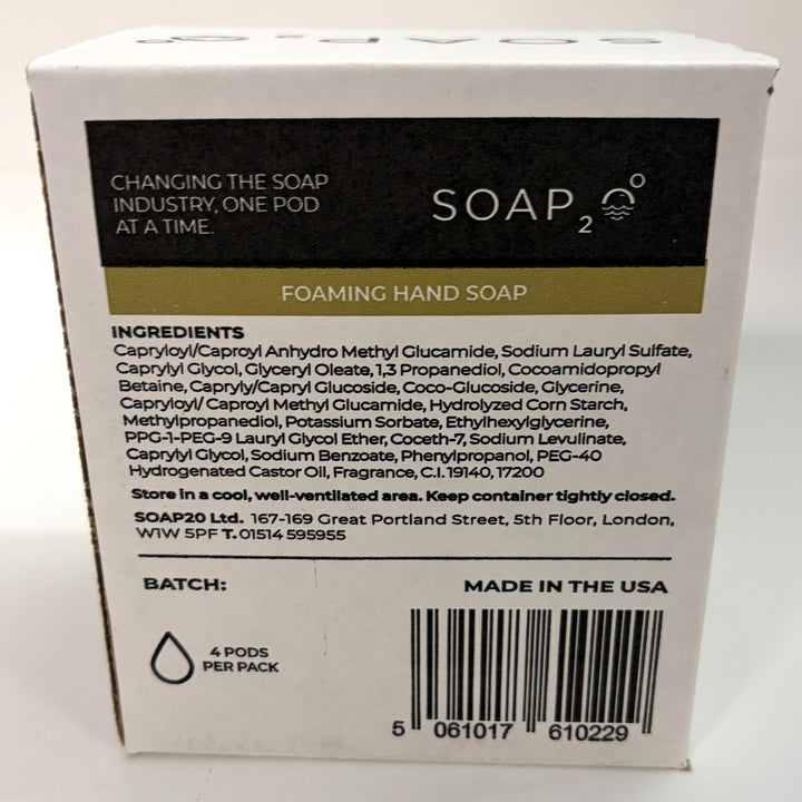 Soap 2 Foaming Hand Soap Pods Coconut Acai Scent, (4-Pack)