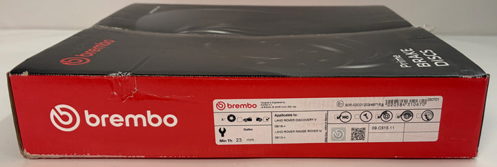 Brembo Premium UV Coated Rear Brake Rotor | 09.C515.11 (Land Rover Discovery V, Range Rover IV)