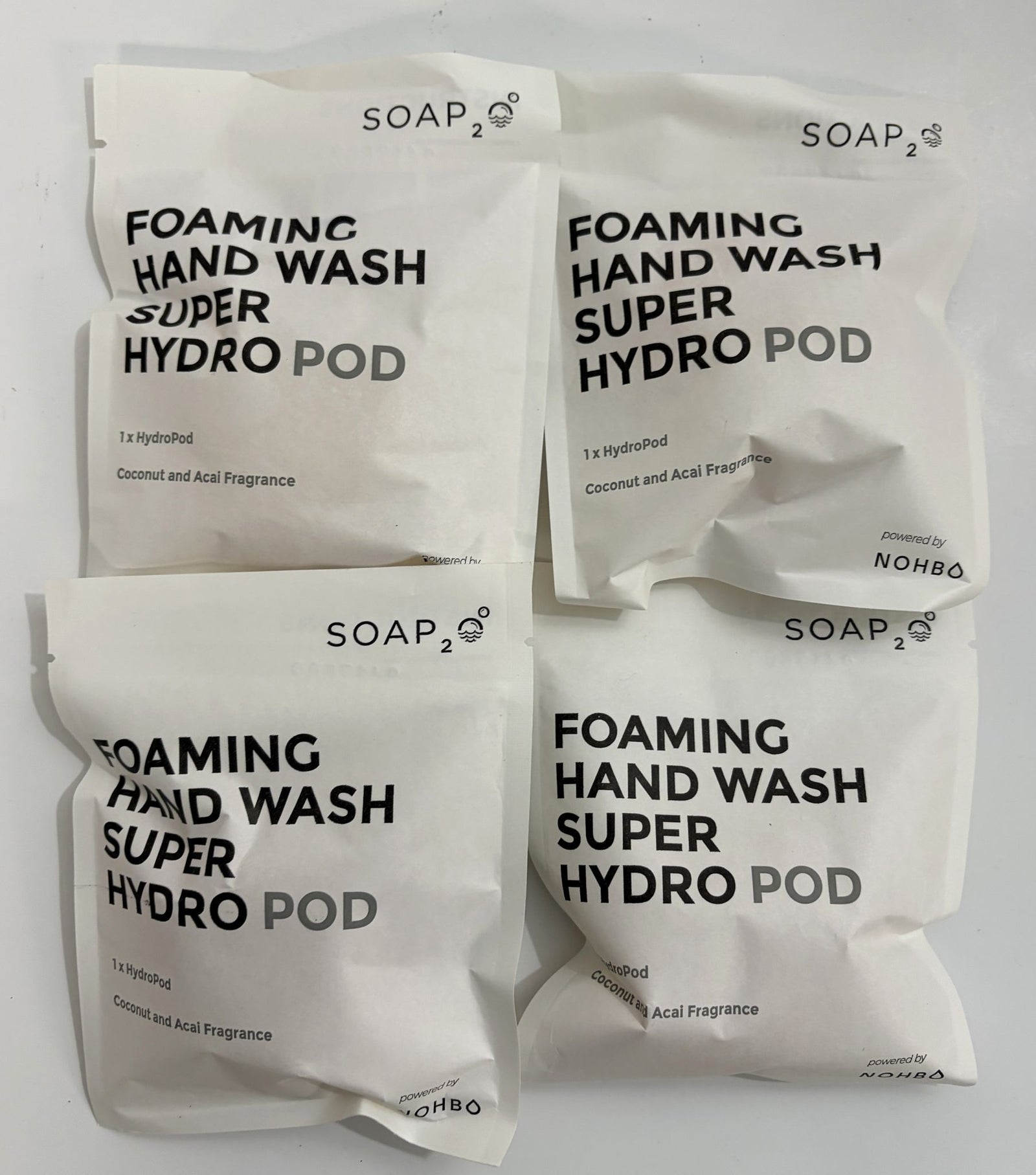 Soap 2 Foaming Hand Soap Pods Coconut Acai Scent, (4-Pack)
