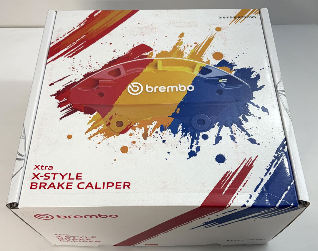 Brembo X-Style Front Brake Caliper Kit - Yellow (BMW M2, M3, M4) | FALH42