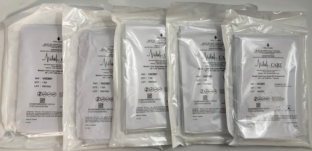 Vital Care VAE5601 Mobile C-Arm X-ray Drape 42" x 74" No Bands (59.99)