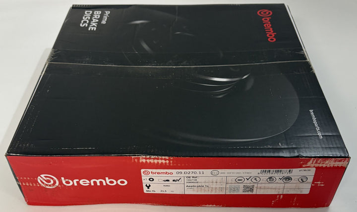 Brembo Premium UV Coated Rear Brake Rotor | 09.D270.11 (Cadillac CTS)