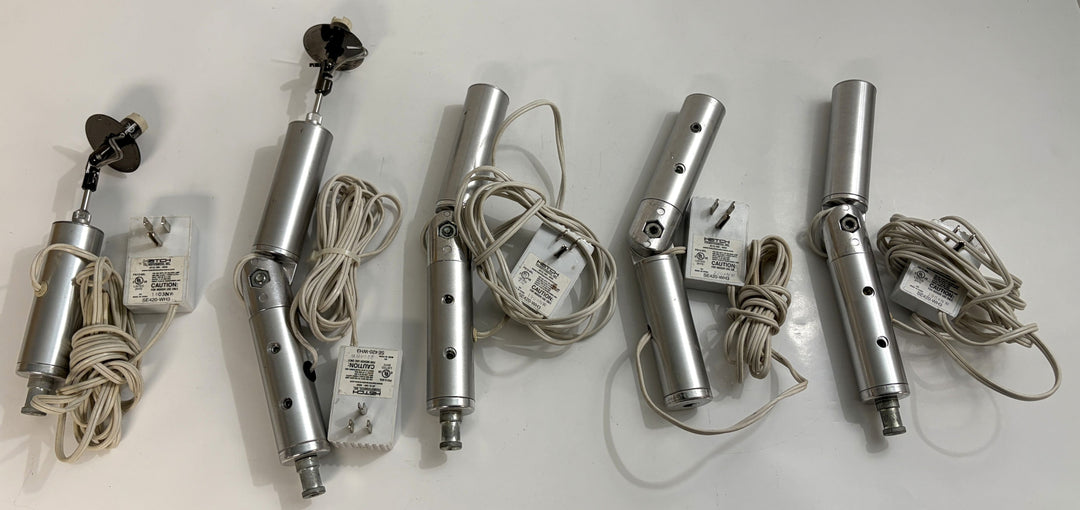 Lot of 5 Hatch PS12-60L Track Kits – 2 Heads + 3 Bodies + 5 Transformers – UNTESTED