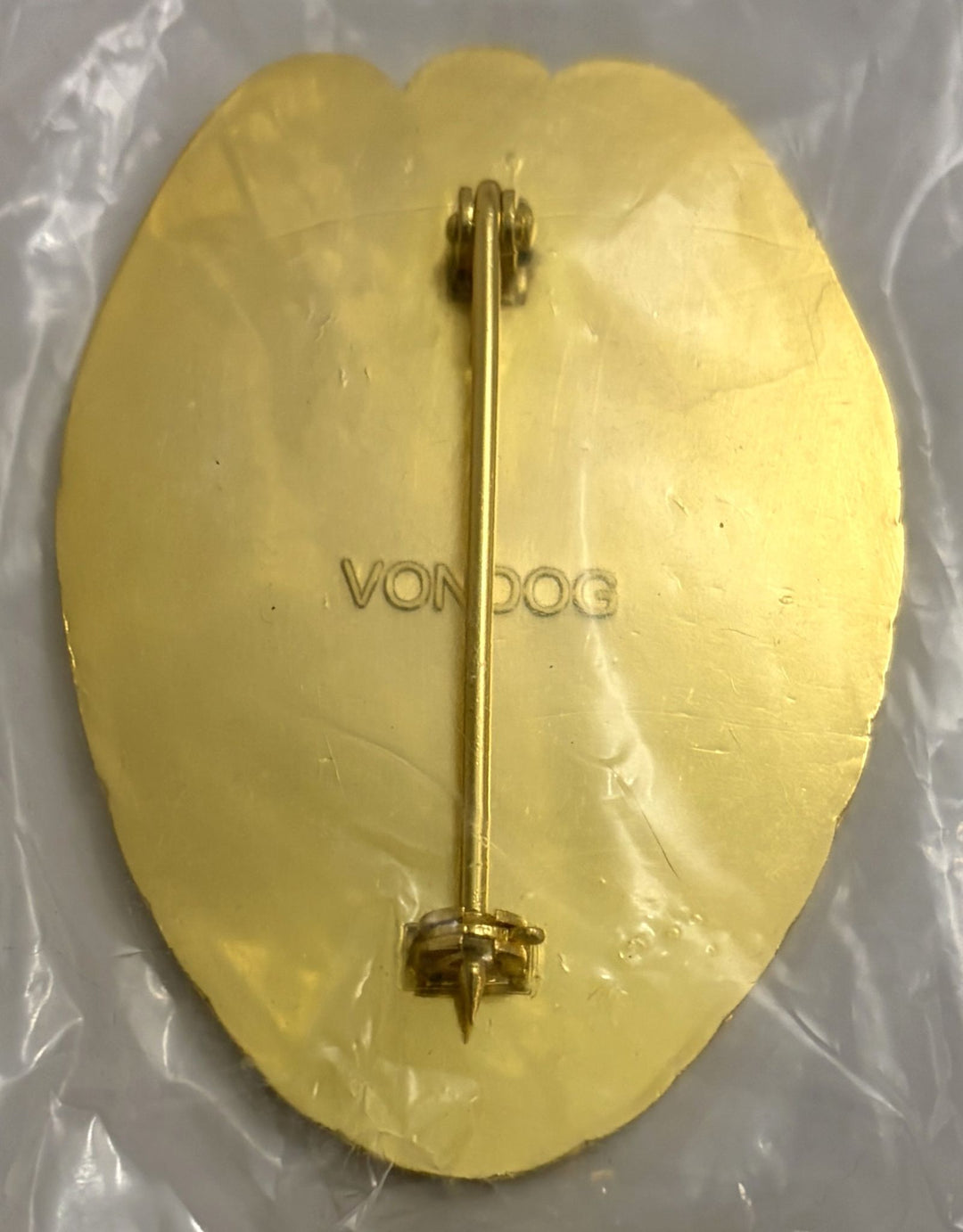 Gold Private Security Officer Badge - "Security You Can Count On" Seal