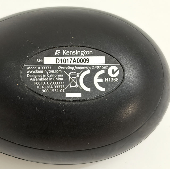 Kensington 33373 Wireless Presentation Pointer 4-Button 2.4GHz Black/Silver