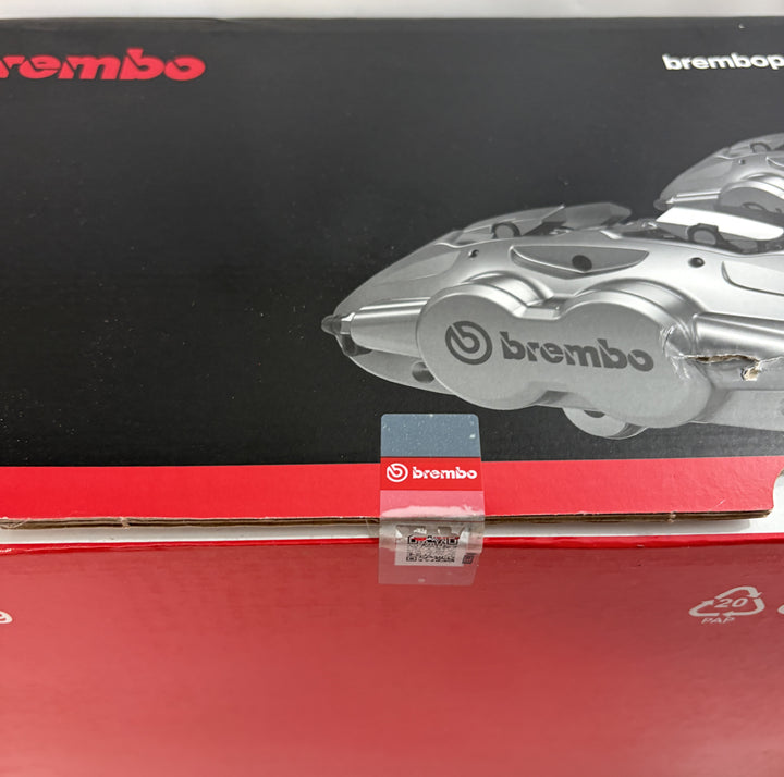 Brembo X-Style Front Brake Caliper Kit - Silver (Mercedes C-Class, E-Class, GLC) | FALE22