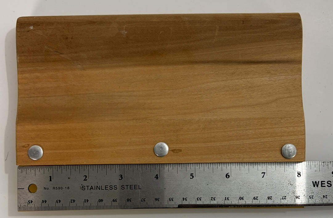 Wooden 8" Handle Squeegee with Square Rubber Blade