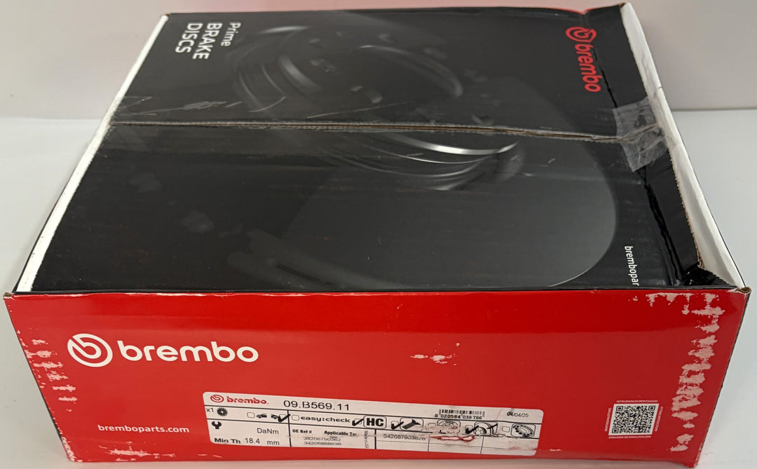 Brembo Premium UV Coated Rear Brake Rotor | 09.B569.11 (BMW X3, X4)