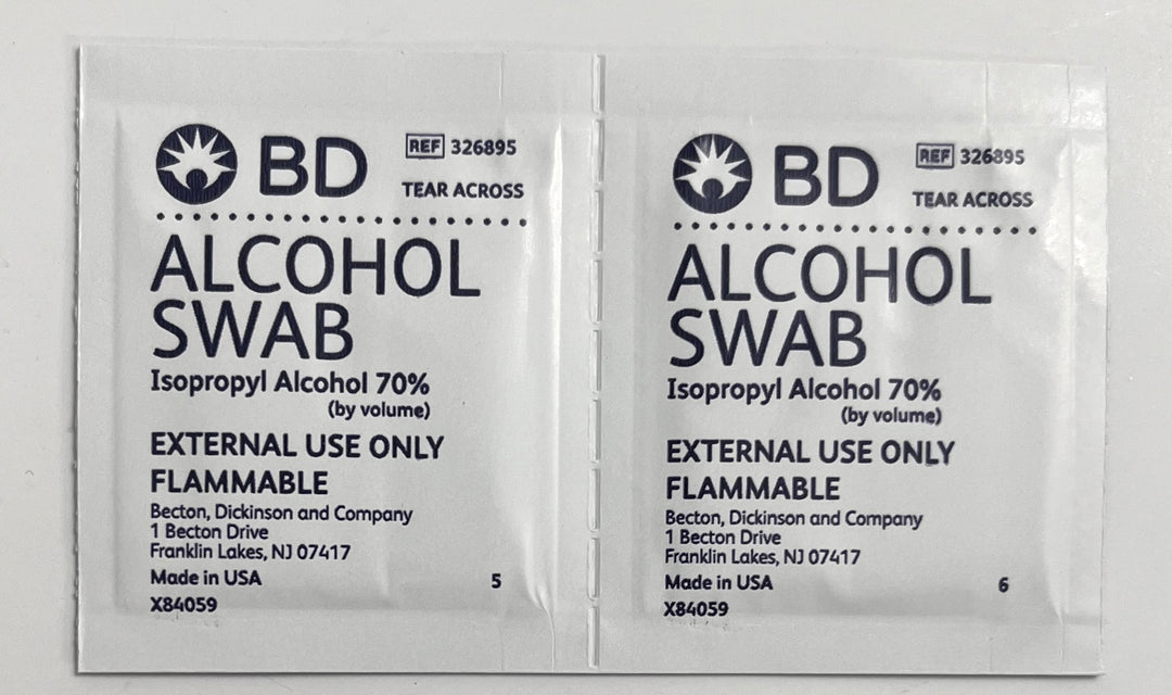 BD 326895 Alcohol Swabs (12 Boxes of 100)