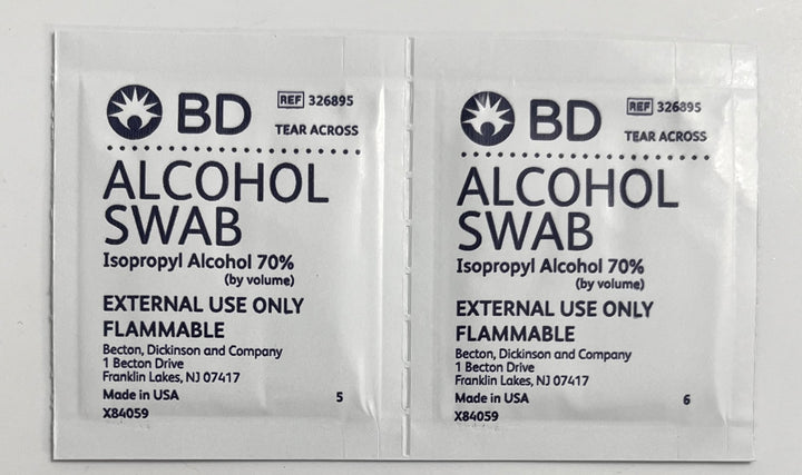 BD 326895 Alcohol Swabs (12 Boxes of 100)