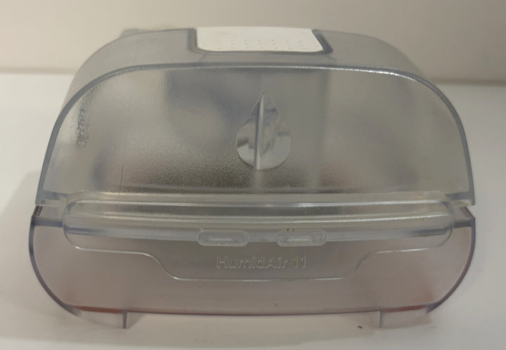 Resmed HumidAir 11 clear humidifier water chamber for AirSense 11 AutoSet CPAP machine, pre owned medical equipment component
