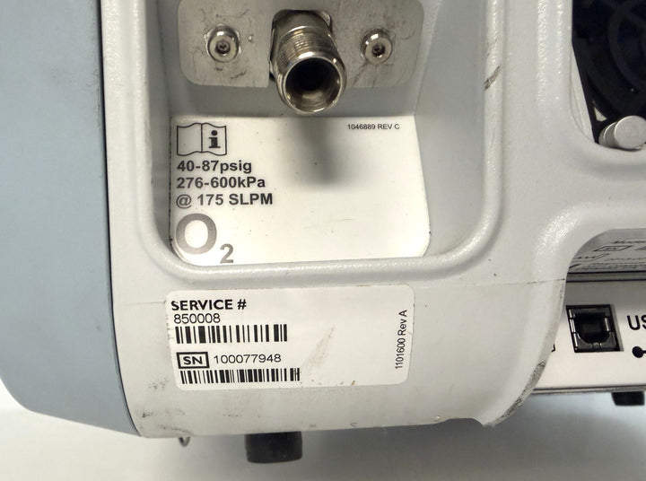 Philips Respironics V60 Ventilator Medical Unit - Powers On / Blower Works