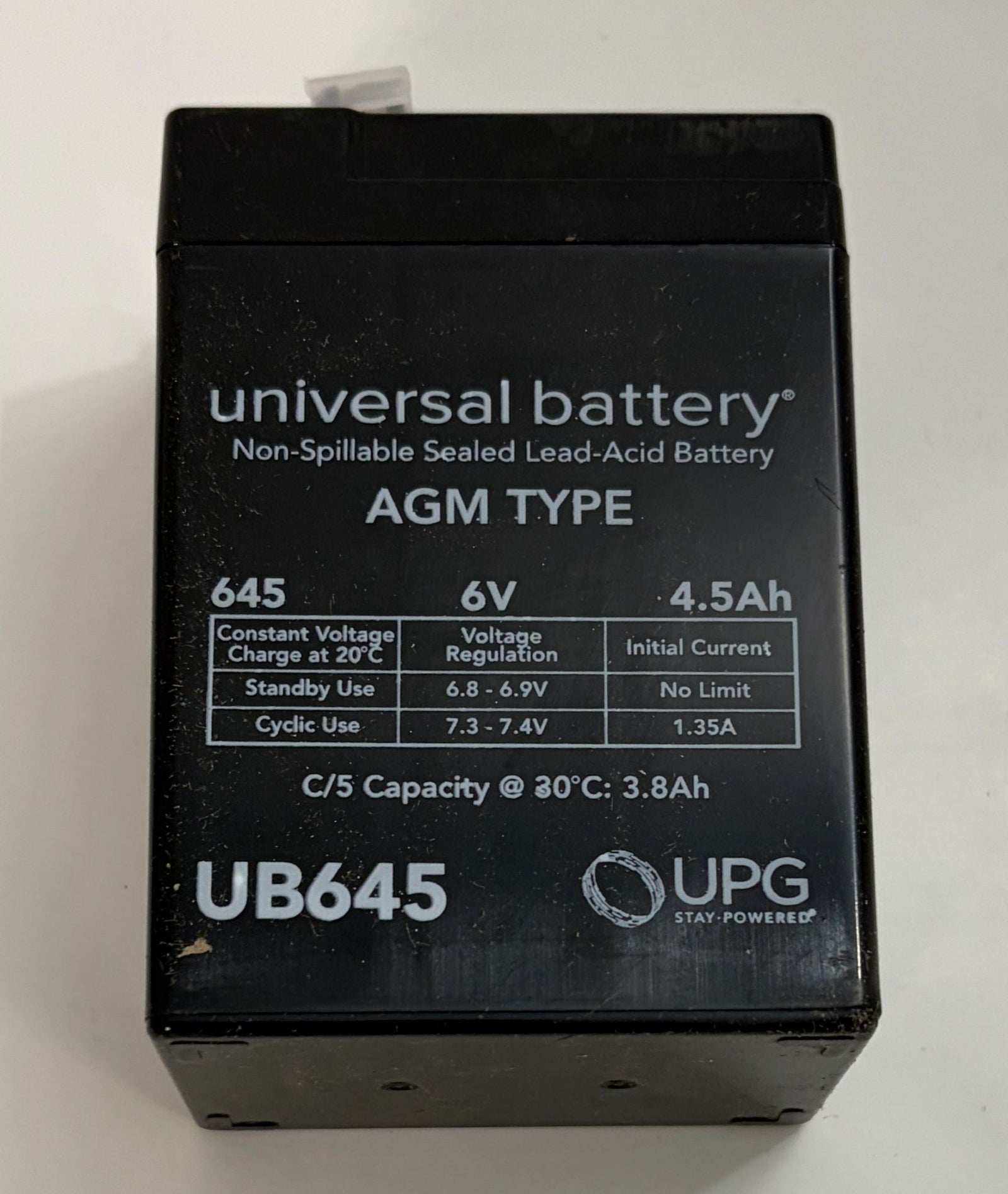 UPG Universal Battery UB645 6V 4.5Ah (2-Pack)