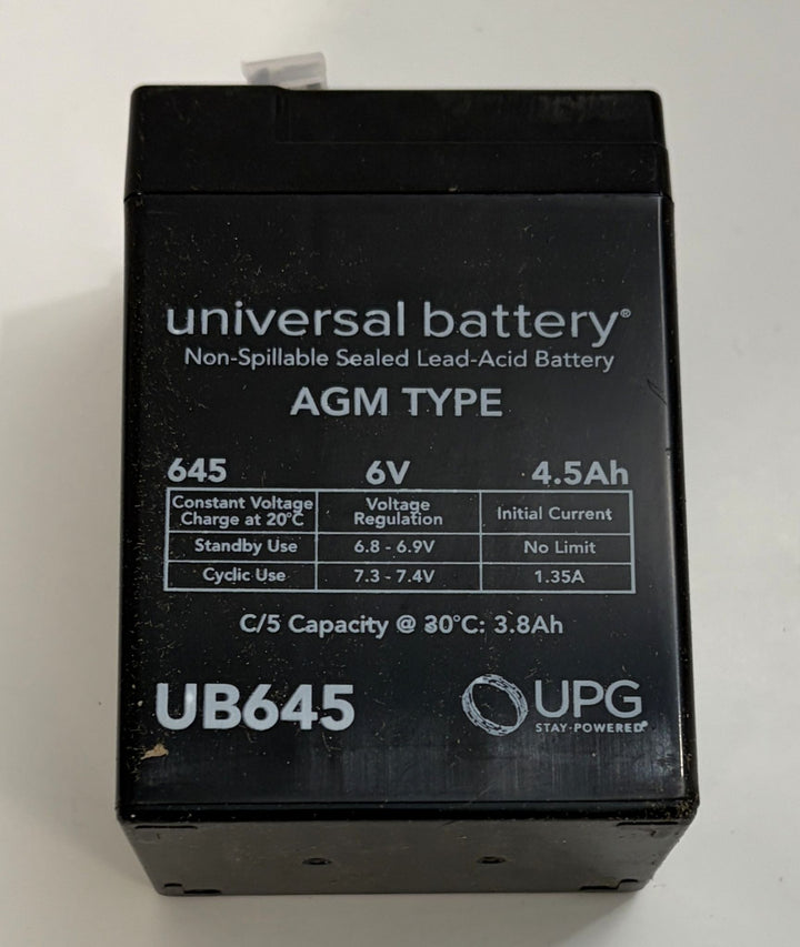 UPG Universal Battery UB645 6V 4.5Ah (2-Pack)