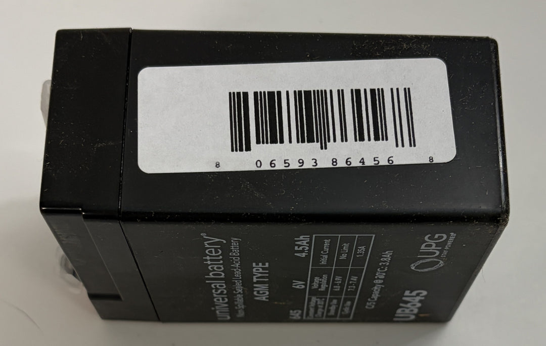 UPG Universal Battery UB645 6V 4.5Ah (2-Pack)