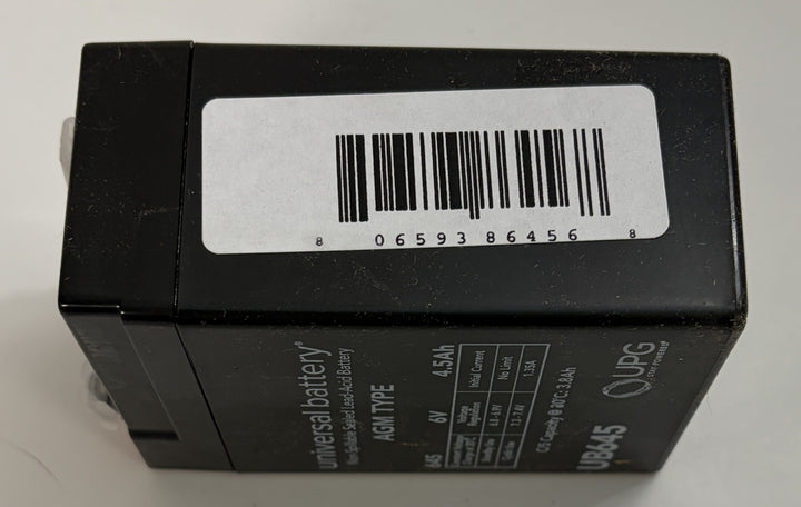 UPG Universal Battery UB645 6V 4.5Ah (2-Pack)