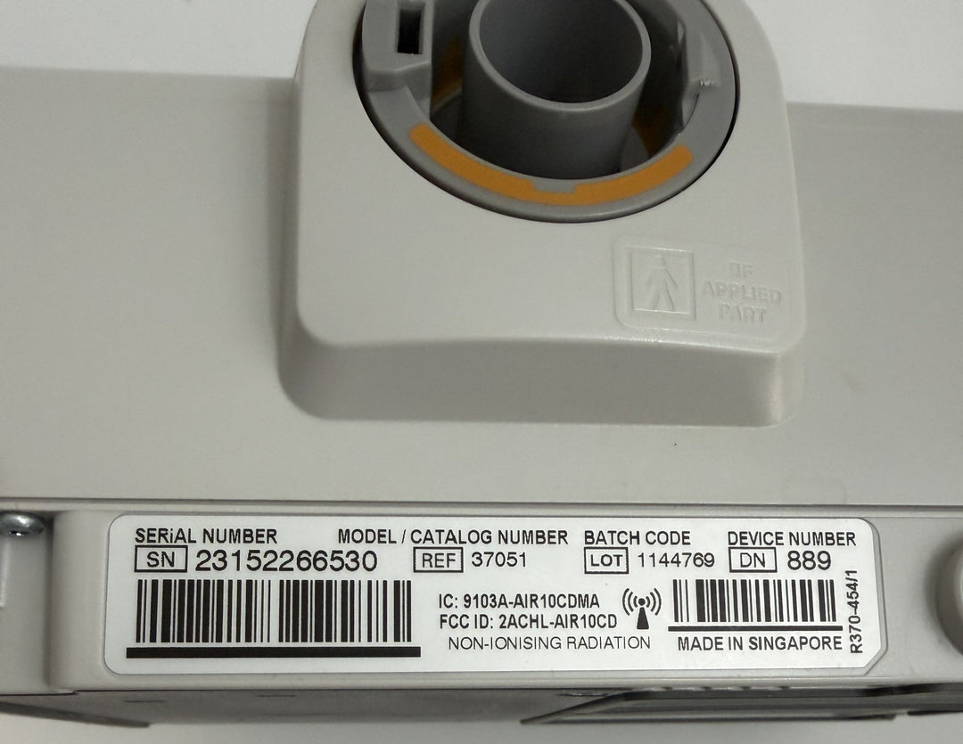 ResMed AirCurve 10 VAuto BiPAP Machine Set (REF 37051) Bag Power Chamber Hose