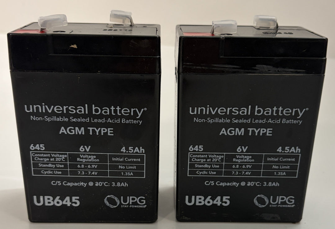 UPG Universal Battery UB645 6V 4.5Ah (2-Pack)