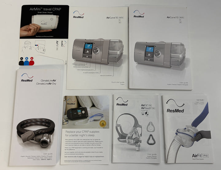 ResMed AirCurve 10 VAuto BiPAP Machine Set (REF 37051) Bag Power Chamber Hose