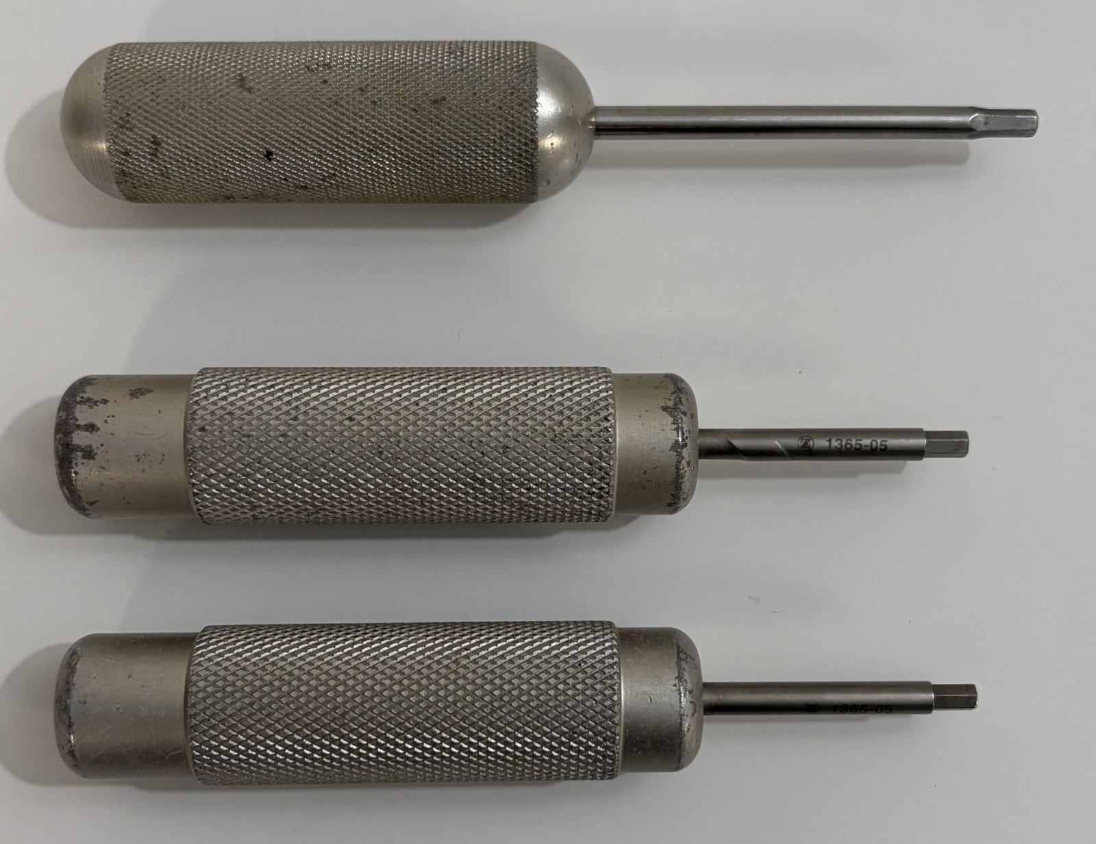 Zimmer Hall Hex Driver Wrench Lot of 3 – 2×1365-05 + 1 Unmarked