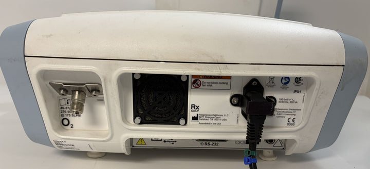 Philips Respironics V60 Ventilator w/ Power Cord (SN 100223010, MFG 2017