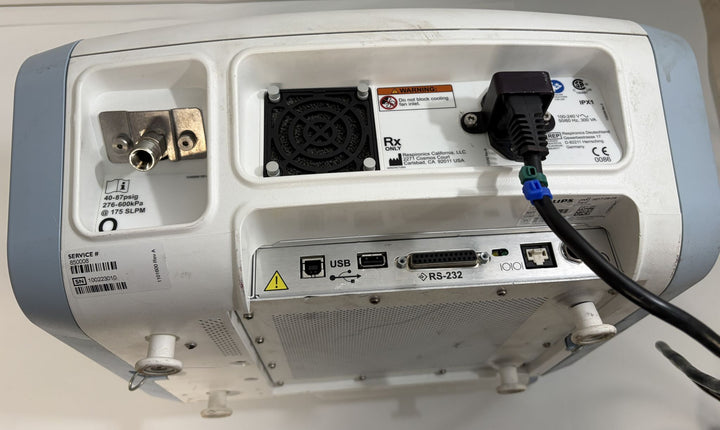 Philips Respironics V60 Ventilator w/ Power Cord (SN 100223010, MFG 2017
