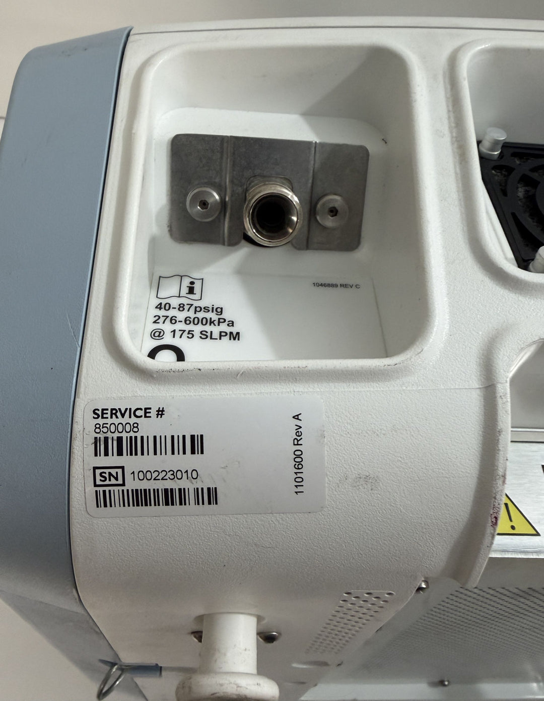 Philips Respironics V60 Ventilator w/ Power Cord (SN 100223010, MFG 2017