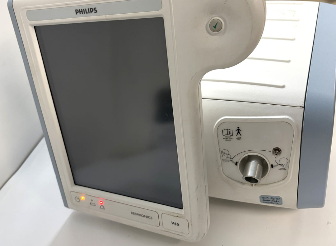 Philips Respironics V60 Ventilator w/ Power Cord (SN 100223010, MFG 2017