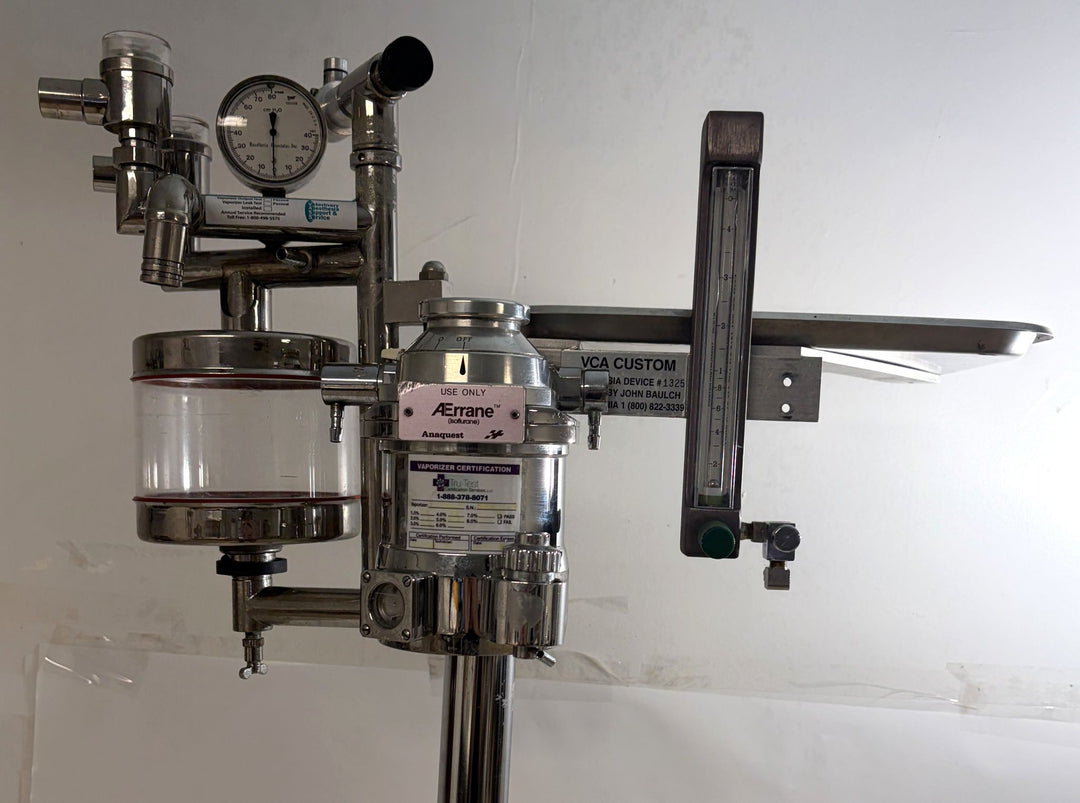 VCA Custom Veterinary Anesthesia Machine 