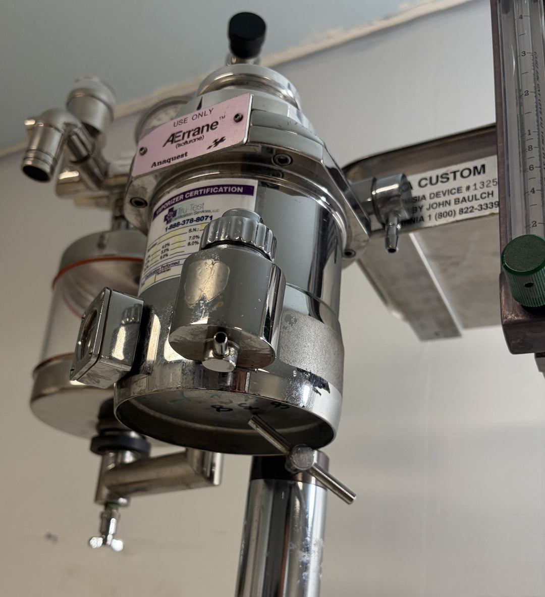 VCA Custom Veterinary Anesthesia Machine 